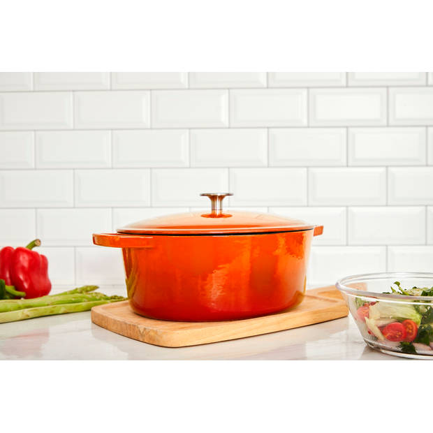 Buccan - Hamersley - Gietijzeren braadpan 29cm - Oranje