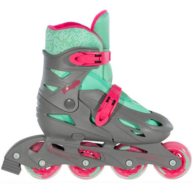 Playlife inline skates Riddler hardboot 82A grijs maat 35-38