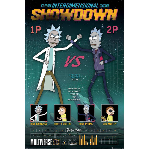 Poster Rick and Morty Showdown 61x91,5cm