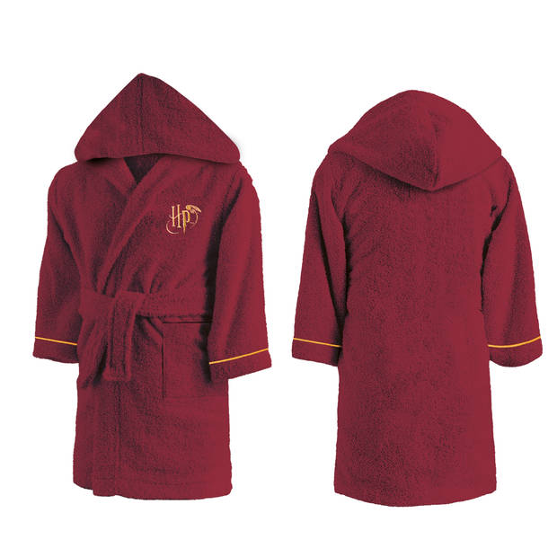 Harry Potter Badjas Red team - 6/8 jaar - Unisex - Katoen