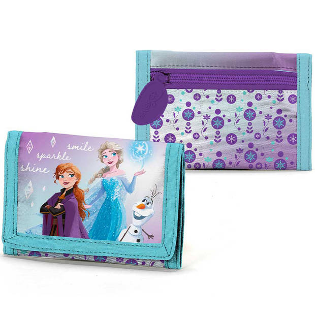 Disney Frozen Portemonnee, Sparkle - 13 x 8 cm - Polyester