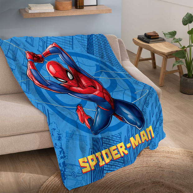 SpiderMan Fleece plaid, Action - 125 x 150 cm - Polyester