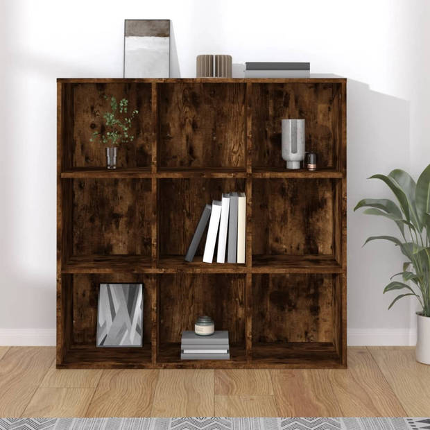 vidaXL Boekenkast 98x29x97,5 cm gerookt eikenkleurig