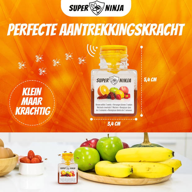 Fruit Fly Ninja Fruitvliegjesval 2 stuks