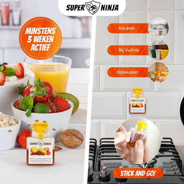 Super Ninja Fruitvlieg Vanger 2ST