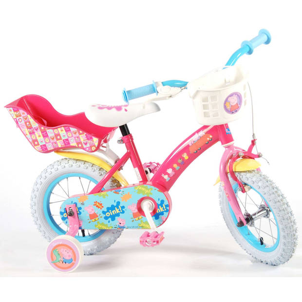 Peppa Pig Kinderfiets - Meisjes - 12 inch - Roze