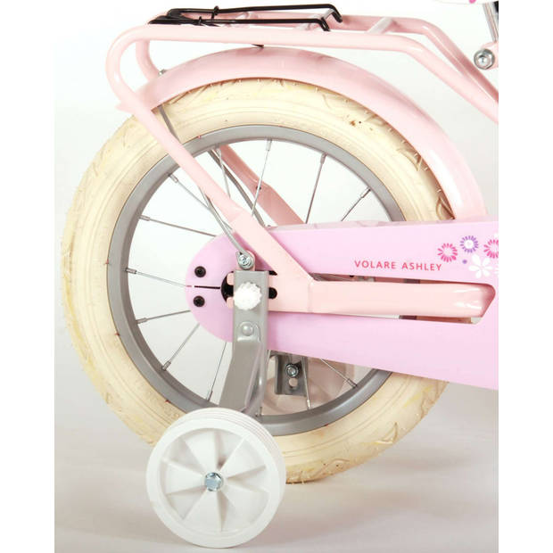 Volare Ashley Kinderfiets - Meisjes - 14 inch - Roze - 95% afgemonteerd