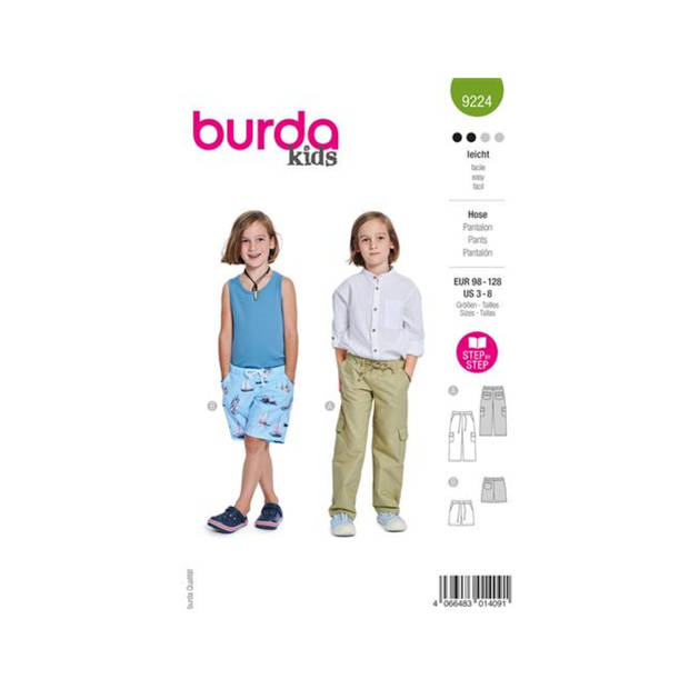 Burda nr.9224 maat 98-128