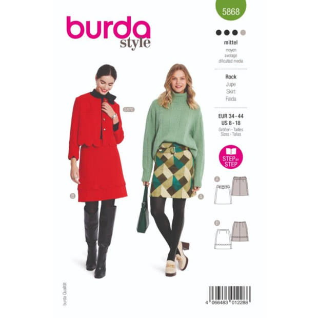 Burda nr.5868 maat 34-44