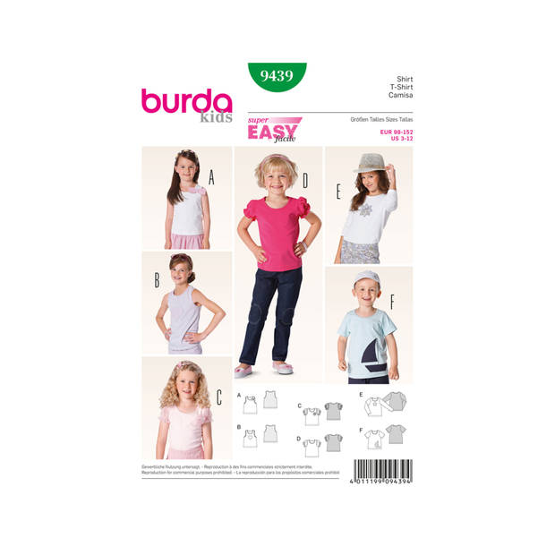 Burda 9439 Shirt