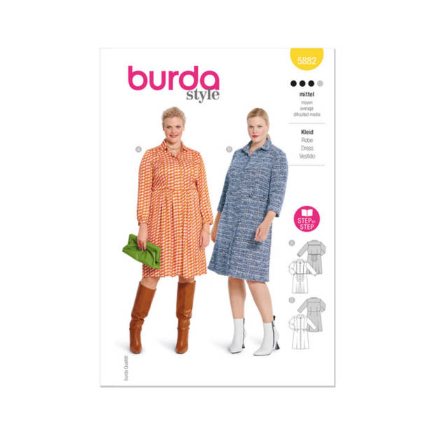 Burda nr.5882 maat 44 - 54