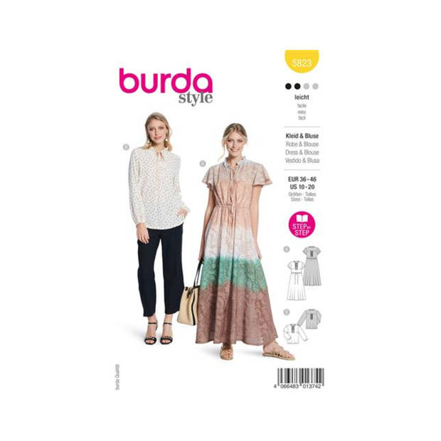 Burda nr.5823 maat 36-46