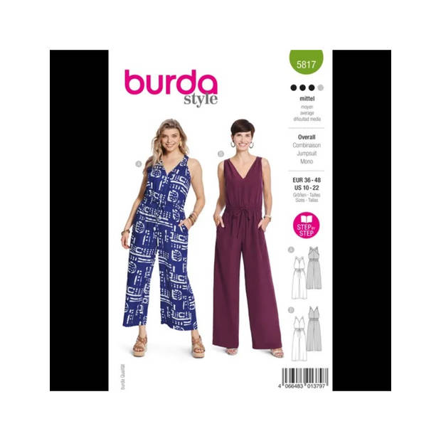 Burda nr.5817 maat 36-48