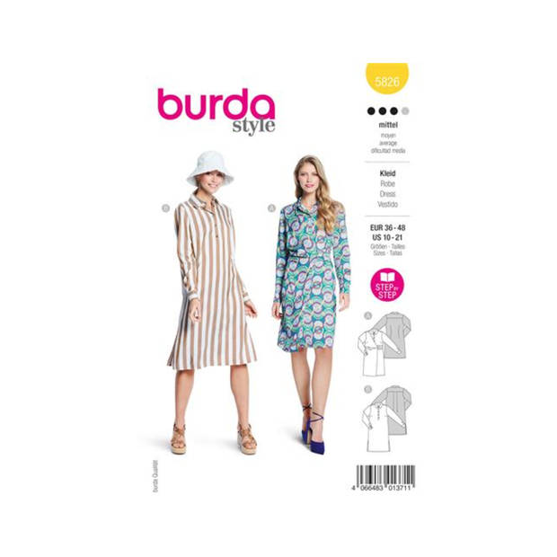 Burda nr.5826 maat 36-48