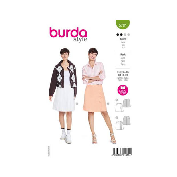 Burda nr.5781 maat 36-46