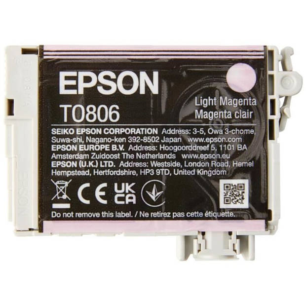 Epson T0807 multipack zwart en kleur cartridge