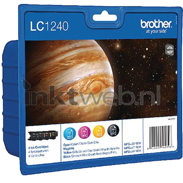 Brother LC-1240 Multipack zwart en kleur cartridge