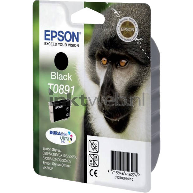 Epson T0891 zwart cartridge