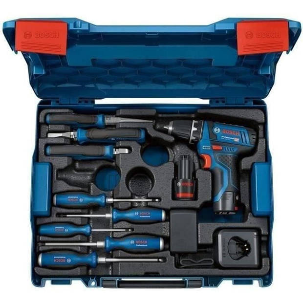 GSR 12V-15 schroevendraaierboor + Bosch Professional Hand Tools