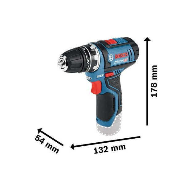 GSR 12V-15 schroevendraaierboor + Bosch Professional Hand Tools