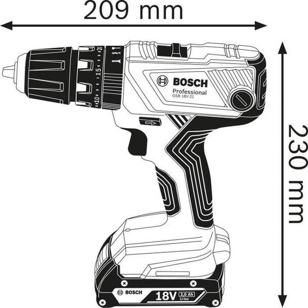 Bosch Professional GSR 18V ??percussiebooroefen