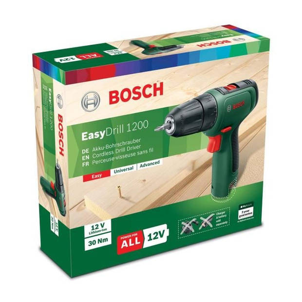 Accuboormachine BOSCH - Alleen EasyDrill 1200 gereedschap