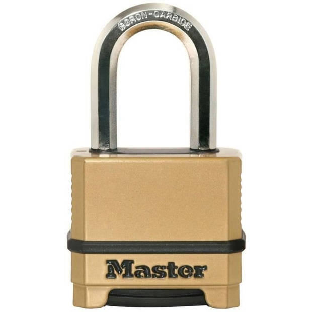 Hoogbeveiligd hangslot - MASTER LOCK - M175EURDLF - Combinatie - Zink - L-beugel - Buiten