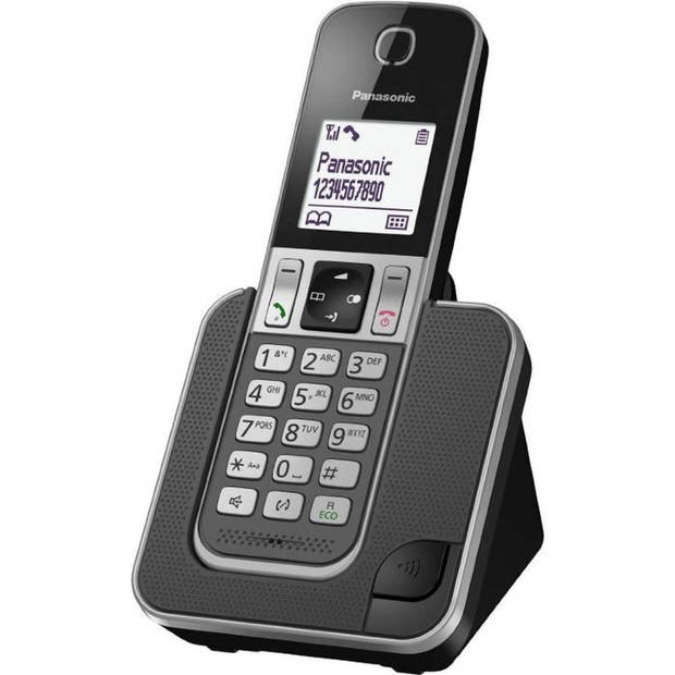 Panasonic KX-TGD310FRG Solo draadloze telefoon zonder antwoordapparaat Zwart