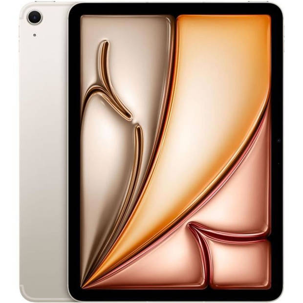 Apple - iPad Air (2024) - 11 - WiFi + mobiel - 128 GB - Stellar Light