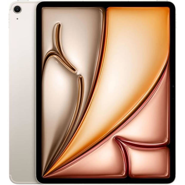 Apple - iPad Air (2024) - 13 - WiFi + mobiel - 256 GB - Stellar Light