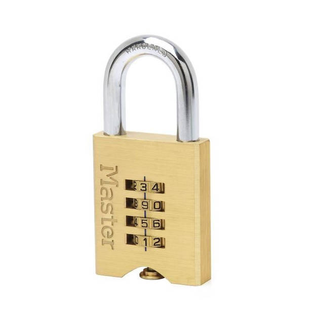 Master Lock Combinatiehangslot Massief messing 50 mm 651EURD