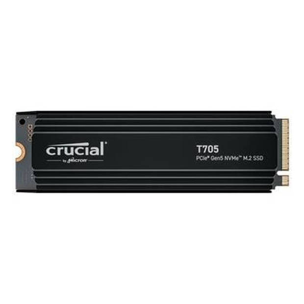 Interne gaming-SSD met premium koellichaam - CRUCIAAL - T705 SSD 2TB PCIe Gen5 NVMe M.2 (2024) - CT2000T705SSD5