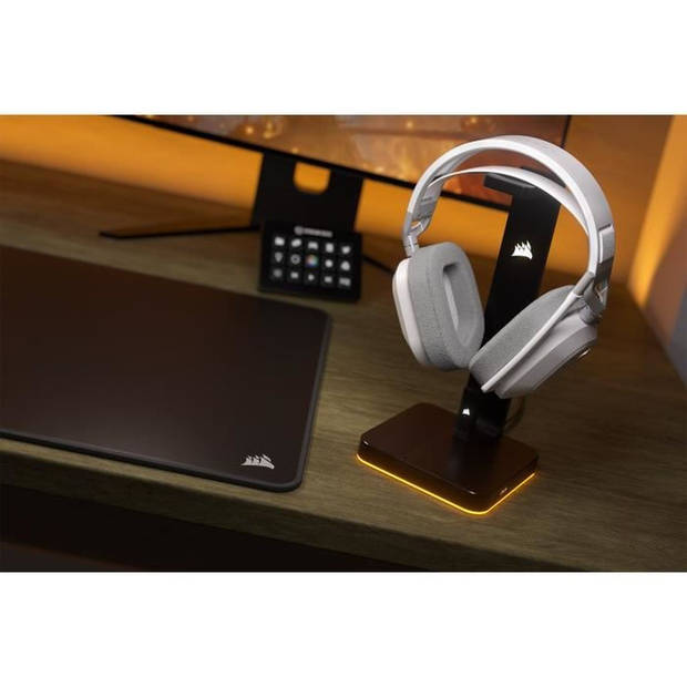 Gamingheadset - CORSAIR - HS80 MAX WIRELESS - 24-bit/96 kHz Hifi-geluid - Draadloos - Wit - (CA-9011286-EU2)