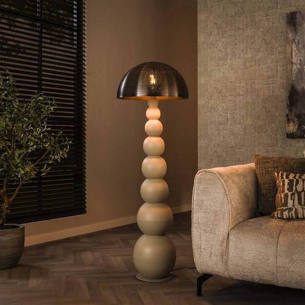 Hoyz Collection - Vloerlamp Sphere Natural - Natural Grey