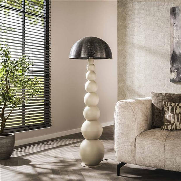 Hoyz Collection - Vloerlamp Sphere Natural - Natural Grey