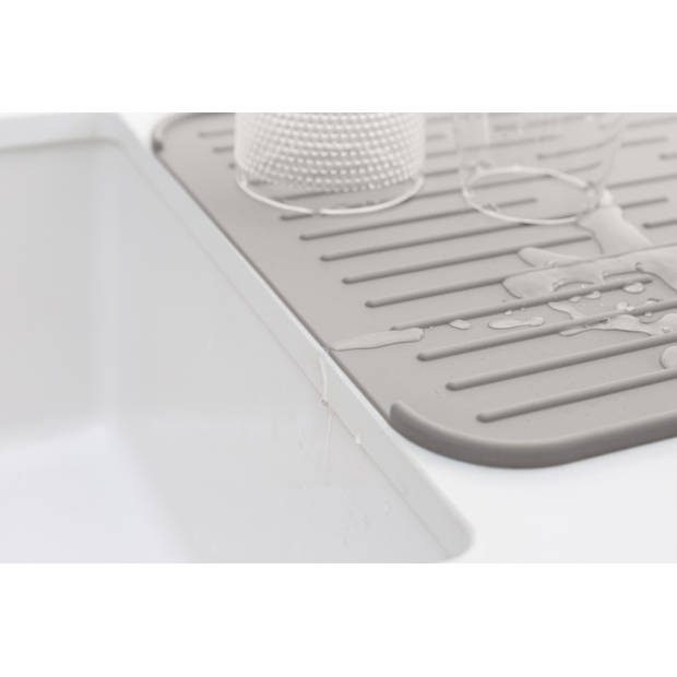 SinkSide Silicone afdruipmat - Mid Grey