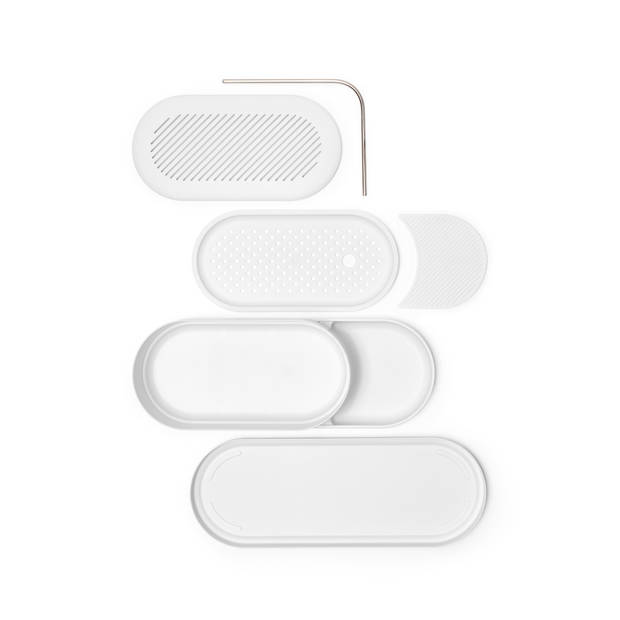 SinkStyle Organiser - Mineral Fresh White