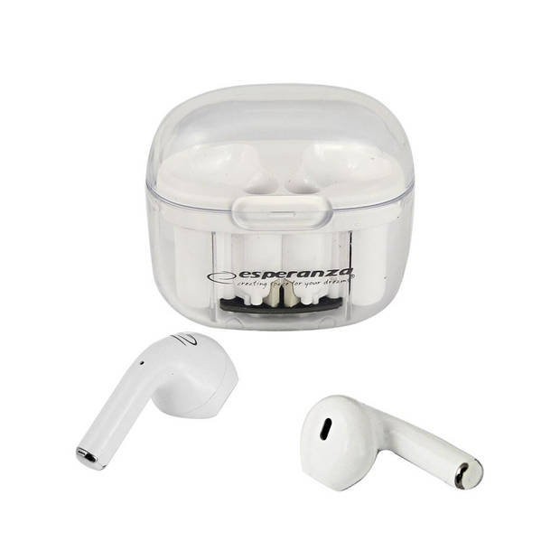 In-ear Bluetooth Hoofdtelefoon Esperanza EH237W Wit