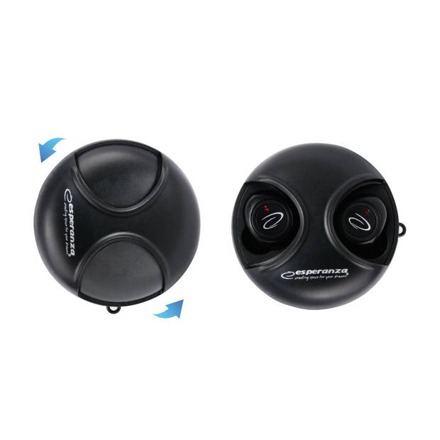 In-ear Bluetooth Hoofdtelefoon Esperanza EH228K Zwart