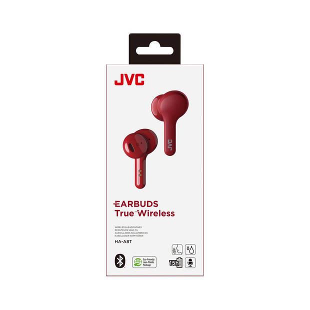 In-ear Bluetooth Hoofdtelefoon JVC HA-A8TRU Rood