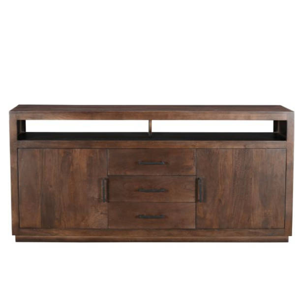 Livingfurn - Dressoir Jaxx Brown 180cm - Mangohout