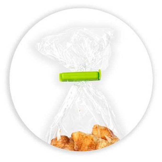 Plasticforte 6x afsluitclips / vershoudclips - 6 cm - keuken/voedsel zakjes afsluiten - Vershoudknijpers