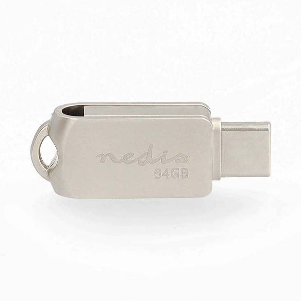 Nedis Flash Drive - FDRIUC364SI - Metaal