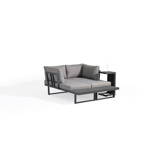 Sens-Line - Delphi Loungeset - 175x78x70cm - Antraciet