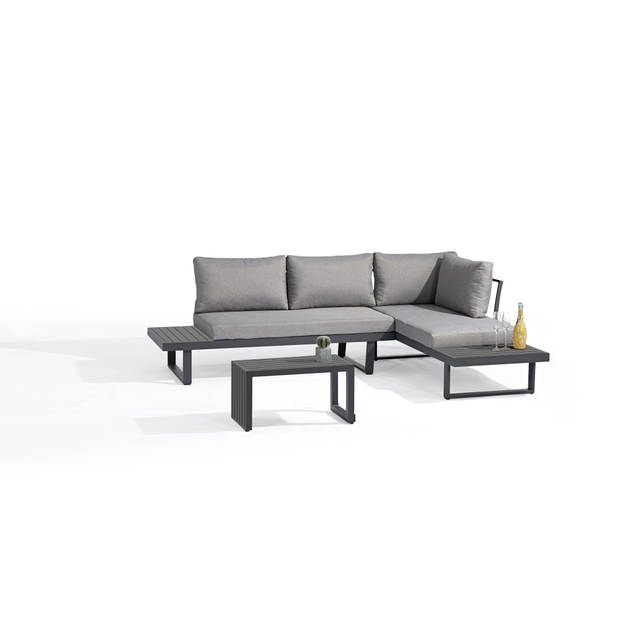 Sens-Line - Delphi Loungeset - 175x78x70cm - Antraciet