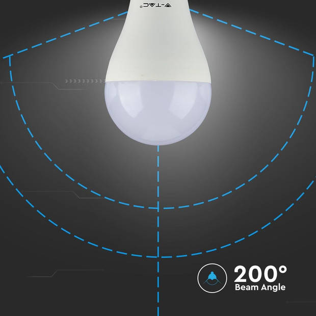 V-TAC VT-2015-3PC-N E27 LED Wit Lampen - RTL - GLS - 3PC Set - IP20 - 15W - 1521 Lumen - 4000K