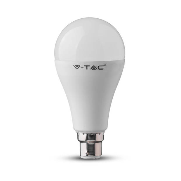 V-TAC VT-2015-B22-N B22 LED Lampen - GLS - IP20 - Wit - 15W - 1521 Lumen