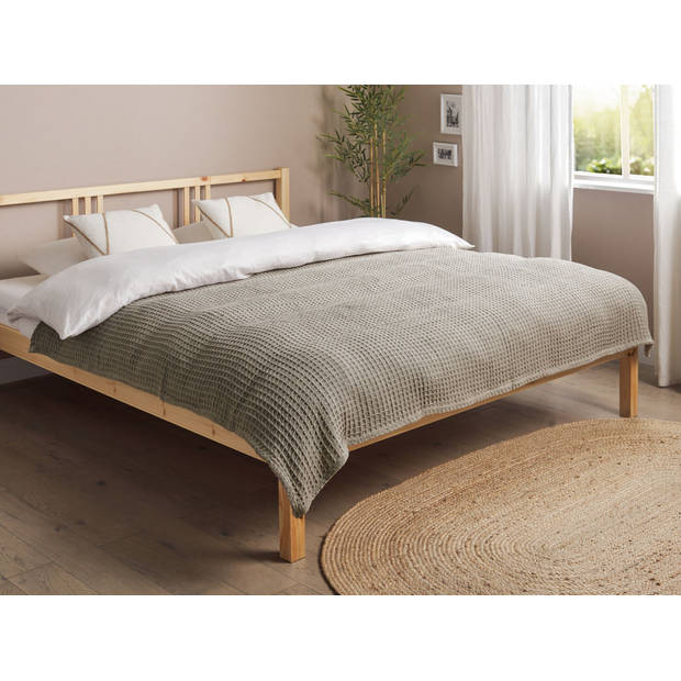 Beliani CHAGYL - Sprei-Beige-Katoen