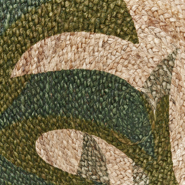 Beliani BAYAT - Gevlochten-Beige-Jute