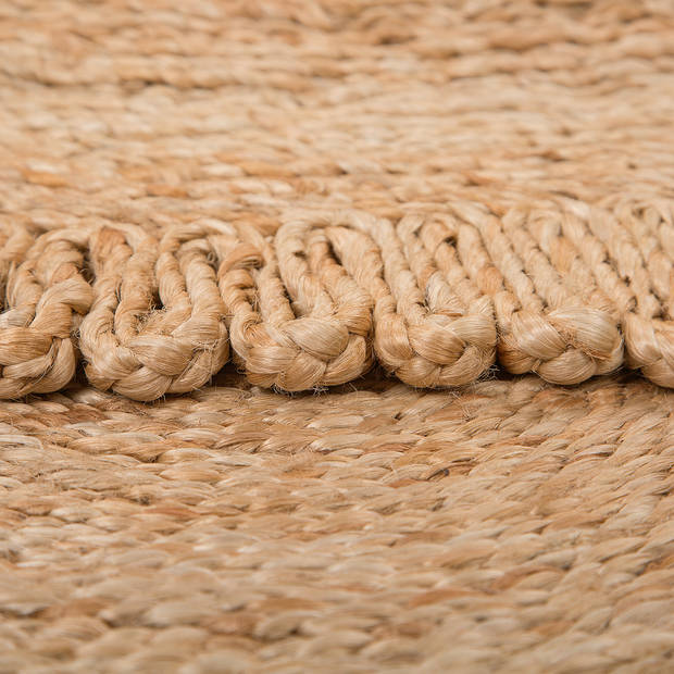 Beliani ERENCE - Gevlochten-Beige-Jute